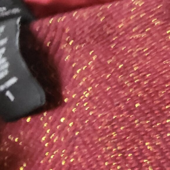 Game of Thrones House of the Dragon red and gold sparkly ladies wool coat size 1 - Picture 7 of 8